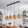 Lauden hanging light black, 4-light sources