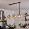 Koyoto hanging light black, 3-light sources