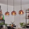 Ripoll hanging light black, 3-light sources