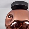 Ripoll ceiling light coppery, 1-light source