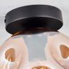 Ripoll ceiling light Amber, clear, 1-light source