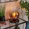 Apedo table lamp clear, coppery, 1-light source