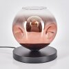 Apedo table lamp clear, coppery, 1-light source