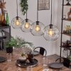 Ripoll hanging light black, 4-light sources