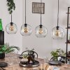 Ripoll hanging light black, 4-light sources