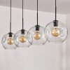 Ripoll hanging light black, 4-light sources