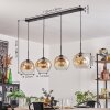 Ripoll hanging light black, 4-light sources