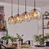 Ripoll hanging light black, 4-light sources