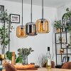 Lauden pendant light black, 3-light sources