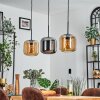 Lauden pendant light black, 3-light sources