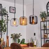 Lauden pendant light black, 3-light sources