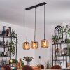 Lauden pendant light Amber, 3-light sources