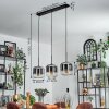 Lauden pendant light chrome, clear, 3-light sources