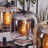 Lauden pendant light Amber, clear, Smoke-coloured, 3-light sources