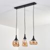 Maynal hanging light black, 3-light sources