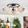 Bongal ceiling light black, 3-light sources