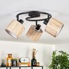 Bongal ceiling light black, 3-light sources