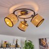 Ramila ceiling light black, 3-light sources