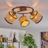 Ramila ceiling light black, 3-light sources