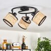 Ramila ceiling light black, 3-light sources