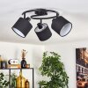 Bassagoda ceiling light black, 3-light sources