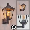 Anfei outdoor wall light black, 1-light source