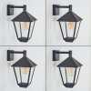 Anfei outdoor wall light black, 1-light source