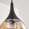 Maynal pendant light black, 8-light sources