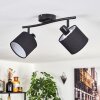 Bassagoda ceiling light black, 2-light sources