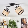 Ramila ceiling light black, 2-light sources