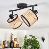 Ramila ceiling light black, 2-light sources