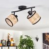 Ramila ceiling light black, 2-light sources