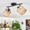 Barcos ceiling light black, 2-light sources