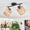 Barcos ceiling light black, 2-light sources