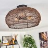 Brandala ceiling light black, 3-light sources