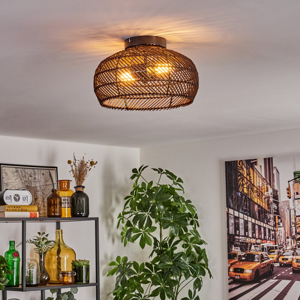 Brandala ceiling light black, 2-light sources