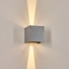 Tamarin outdoor wall light, Up & Down Light, wall light LED grey, silver, 1-light source