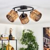 Cando ceiling light black, 3-light sources