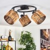 Cando ceiling light black, 3-light sources