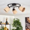 Lindberg ceiling light black, 3-light sources