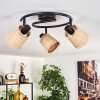 Lindberg ceiling light black, 3-light sources