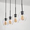 Vevino pendant light black, 4-light sources