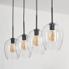 Vevino pendant light black, 4-light sources