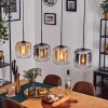 Lauden pendant light black, 4-light sources