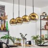 Ripoll pendant light black, 4-light sources