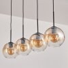 Koyoto pendant light black, 4-light sources