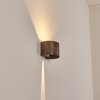 Tamarin outdoor wall light, Up & Down Light, wall light LED Wood like finish, black, 1-light source