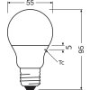 Osram lights E27 LED 4.9 Watt warm-white 470 Lumen