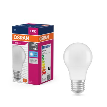 Osram lights E27 LED 4.9 Watt neutral white 470 Lumen