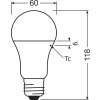 Osram lights E27 LED 10 Watt warm-white 1055 Lumen